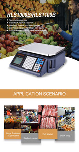 Báscula de Banco Digital RSL1000 con Contador de Etiquetas de Código de Barras y Pantalla LCD OEM, Precisión de 0.1g, Capacidad de 15KG para Supermercados y Tiendas Minoristas - Product Image 6