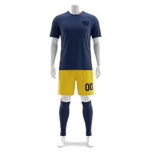 Ensemble de maillots et shorts de football personnalisés, impression par sublimation 3D, réduction pour les commandes en gros - Product Image 1