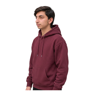 Hoodie personnalisé pour homme en polaire premium, coupe décontractée, style streetwear, fabrication de vêtements sous marque privée pour les marques de mode et les boutiques - Product Image 4