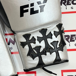 Factory Manufacture Custom Made Fly Boxing <b>Gloves</b> 100% Original Leather Professional Pro Punching Fly Lace Up Boxing <b>Gloves</b> - Product Image 4