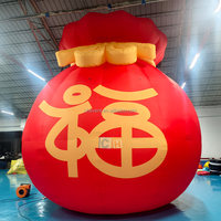 Ballons gonflables rouges porte-bonheur CH, décorations de fêtes gonflables pour événements