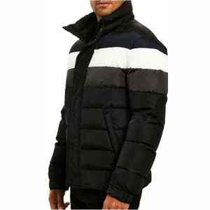 Chaqueta de Invierno para Hombre, Acolchada, de Primera Calidad, Personalizada, Cálida, con Cuello Alto, Transpirable, 100% Poliéster, Color Sólido - Product Image 2