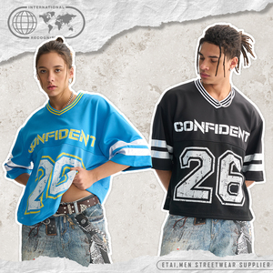 เสื้อฟุตบอลย้อนยุคแบบกำหนดเอง ปักลายซับลิเมชั่น ผ้าตาข่าย สตรีทแวร์ เสื้อกีฬาผู้ชาย รับผลิตตามสั่ง ขายส่งจำนวนมาก - Product Image 2