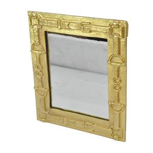 Gold Horse Bit <b>Framed</b> Luxury Wall <b>Mirror</b> Decorative <b>Mirror</b> Rectangular Shape Factory Price - Product Image 6