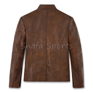 Modern Slim Fit Men <b>Leather</b> <b>Jacket</b> Stylish Comfortable Warm <b>Winter</b> <b>Leather</b> <b>Jackets</b> For Streetwear Fashion - Product Image 2