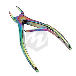 Forceps d'extraction dentaire manuels en acier inoxydable de haute qualité, multicolores arc-en-ciel, instruments pédiatriques - Product Image 6