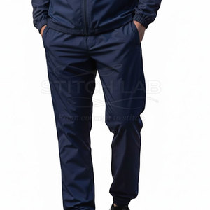 Conjunto de Chaqueta Cortavientos Transpirable y Ecológica para Hombre, Diseño Sólido de Invierno, Ropa Casual Cómoda, Poliéster/Nailon de Alta Calidad - Product Image 6