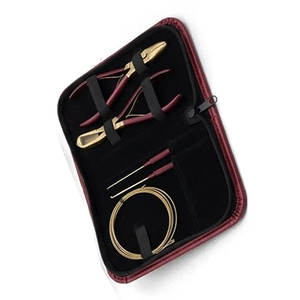 Kit d'outils professionnels pour extensions de cheveux avec aiguille à crochet, pinces, clips, métal doré, usage en salon, kit d'outils durables pour extensions de cheveux - Product Image 3