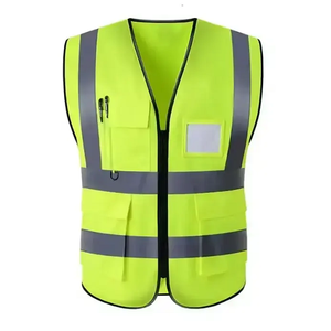 Chaleco de Seguridad de Alta Visibilidad NESTA SPORTS, Chaqueta Reflectante con Bolsillos para Construcción y Seguridad en el Trabajo - Product Image 2