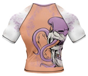 Nueva Camiseta Deportiva de Compresión para Hombre, Manga Corta, con Estampado de Calavera y Pulpo, de Secado Rápido, en Poliéster - Product Image 6