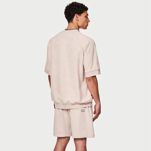 Ensembles de shorts d'été pour hommes, logo personnalisé, streetwear, ensembles décontractés 2 pièces, ensembles de jogging pour hommes, ensembles de shorts respirants, t-shirts et shorts - Product Image 4