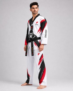 Uniforme de taekwondo performant offrant un confort léger, une gestion de l'humidité et des mouvements libres pour les athlètes dédiés. - Product Image 3