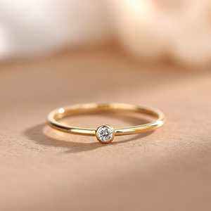 Hallmark <b>Silver</b> <b>Solitaire</b> Gold Plated Men's Moissanite Wedding <b>Ring</b> - Product Image 1
