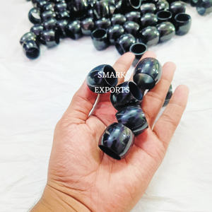 Colliers en corne de buffle authentiques et écologiques, 21 mm-25 mm, pour la fabrication de cannes, pièces de canne de marche, solides, élégants, faits à la main, durables - Product Image 3