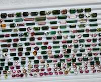 Pierres précieuses naturelles multi-tourmalines Aligemstones certifiées IGI, formes variées pour la fabrication de bijoux, prix d'usine en gros