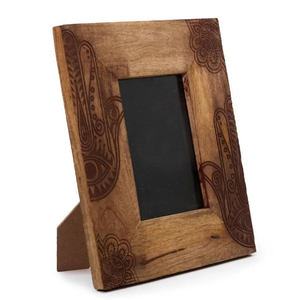 Luxury Solid Wooden Photo Frame Natural Finish <b>Tabletop</b> <b>Display</b> for Home Office Living Room Vintage Modern Interior Decor - Product Image 5