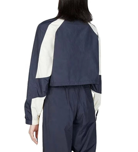 Coupe-vent personnalisé pour femme avec fermeture éclair, imperméable, respirant, nouveau design par sublimation, OEM 2026 - Product Image 2