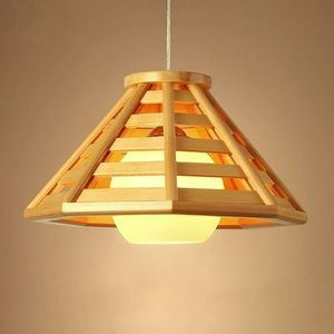 Modern Wooden Pendant Lamp Set Nordic Slatted Hanging Light for Dining Room Lighting - Product Image 4