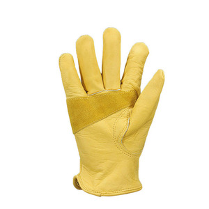 Heavy-Duty Touchscreen Fingertips Wholesale Mechanic Safety <b>Gloves</b> Flexible Goatskin Driver Oil Field Safety Work <b>Gloves</b> - Product Image 3