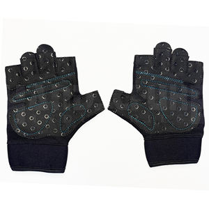 Gants de musculation professionnels bleus et noirs avec rembourrage amélioré de la paume |   Poignée antidérapante de qualité supérieure pour un équipement de musculation ultime - Product Image 3