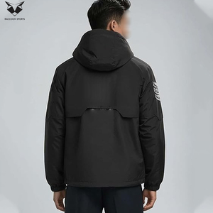 เสื้อแจ็คเก็ตกันลมแบบสวมหัวสำหรับกิจกรรมกลางแจ้ง ทนทาน มีกระเป๋าอเนกประสงค์หลายช่อง กันน้ำ พร้อมฮู้ดดี้เทคโนโลยีขั้นสูง - Product Image 2