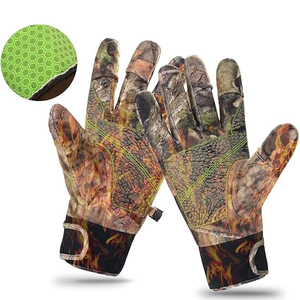 Guantes Profesionales de Caza con Camuflaje y Palma Antideslizante de Textura Agrietada – Guantes Tácticos de Tiro – Equipo Impermeable para Invierno y Bosque - Product Image 3