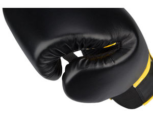 Guantes de boxeo de cuero PU para adultos y principiantes, guantes cómodos con soporte para las muñecas - Product Image 3