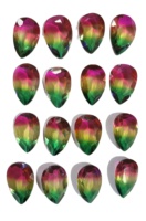 Vente en gros de zircon doublet multicolore, créé en laboratoire, à facettes sur les deux côtés, taille marquise |   Pierres précieuses en vrac aux couleurs éclatantes pour bijoux
