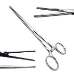 Pince intestinale chirurgicale atraumatique en acier inoxydable, ensemble d'instruments à pinces d'occlusion pour la chirurgie générale - Grip - Meilleures ventes - Product Image 1