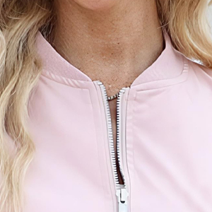 Chaqueta Bomber Tejida con Cremallera para Mujer, Personalizable, Resistente al Viento, Transpirable, Ropa Casual de Invierno para Venta en Línea, Directo de Fábrica - Product Image 4
