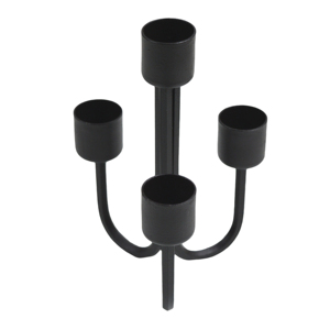 Christmas Decor <b>Candle</b> Holder Design With Iron Metal Black Colored Finishing for Tabletop Decor at <b>Cheap</b> Price <b>Candle</b> Stand - Product Image 1