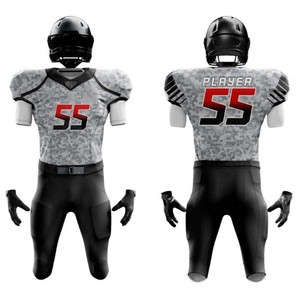 Uniforme de football américain à la mode, nouveau style unique, 100% polyester, prix de gros, dernier design, uniforme de football américain - Product Image 6
