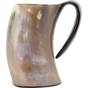 ZNZ CRAFT Tasses à boire en corne écologiques avec gravure, grandes tailles, capacité personnalisable pour les fournitures de jeux vikings, en provenance d'Inde - Product Image 1