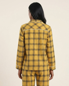 <b>Women's</b> Plaid <b>Flannel</b> Pajama <b>Shirt</b> Custom <b>Checked</b> Plaid <b>Shirts</b> Ladies Long Sleeve Turn Down Collar <b>Flannel</b> <b>Shirts</b> <b>Women</b> - Product Image 2