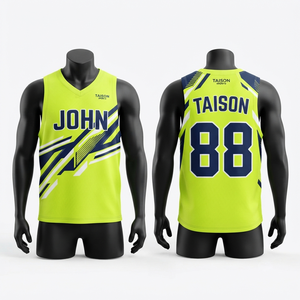เสื้อลาครอสผ้าโพลีเอสเตอร์พรีเมียม 140 กรัม ทรงรังผึ้ง แขนสั้น พิมพ์ลายดิจิตอลโลโก้ด้านหน้า สีเบจกรมท่า แถบข้าง - Product Image 2