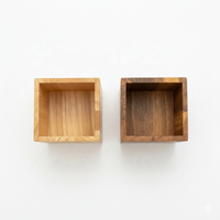 Pot de fleurs en bois naturel, jardinière en bois massif, pot de fleurs en bois, jardinière minimaliste pour intérieur, décoration intérieure durable