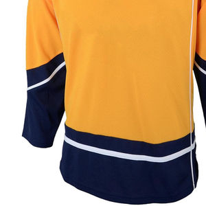 Jersey de Hockey sobre Hielo Sublimado con Logotipo de Equipo Personalizado OEM, Malla Transpirable de Manga Larga, Secado Rápido, Antibacterial y Sostenible - Product Image 3