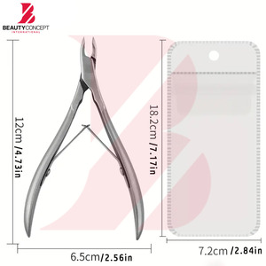 สำหรับการกำจัดหนังกำพร้า ดูแลความงามส่วนบุคคล ใช้ที่ตัดหนังกำพร้าทำจากสแตนเลสคุณภาพสูง ทนทาน จับง่าย - Product Image 5