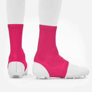 Chaussettes de protection pour crampons unisexes adultes 2026, grises, en maille polyester respirante, toutes saisons, couleur unie, fermeture Velcro, équipement de football - Product Image 5