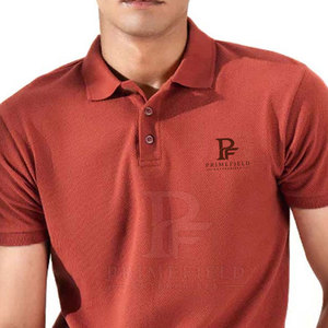 Camiseta Cómoda para Hombre de Secado Rápido, Transpirable, Tejida, de Algodón/Poliéster, Informal, de Manga Corta - Product Image 3