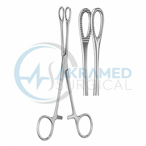 Pinces à éponges de haute qualité à mâchoires bouclées en acier inoxydable, réutilisables, instrument chirurgical certifié CE, pinces à pansements - Product Image 1