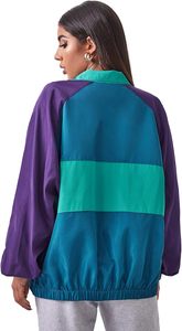 Chaqueta Safari Negra Unisex, Informal, Holgada, de Poliéster, para Invierno, de Color Sólido, Largo Regular, Transpirable y Ligera - Product Image 4