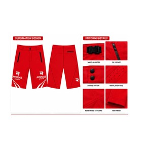 Shorts de VTT et Moto BMX Unisexe en Toile de Haute Qualité 2026 – Personnalisables avec Logo – Vente en Gros - Product Image 4