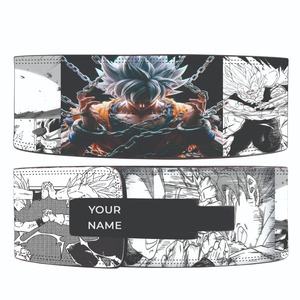 Goku Extreme Power Heavy Duty 100% Leather Gym <b>Belt</b> for <b>Weight</b> Lifting Gymnastics Adjustable Wrap-around Core Support 13mm Squat - Product Image 1