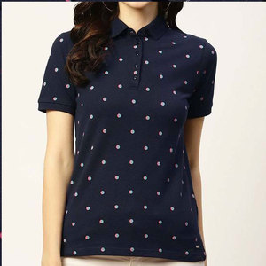 Nouveau T-shirt d'été à manches courtes pour femme, décontracté, élégant, ample, à col brodé, style polo, respirant - Product Image 2