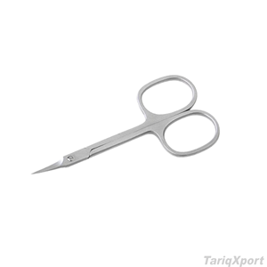 Tijeras Profesionales para Cutículas de Acero Inoxidable con Mango Plateado en Forma Personalizada, para Manicura y Corte de Uñas - Product Image 4