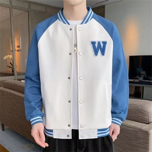 Chaqueta de Béisbol Universitaria de Alta Calidad para Venta en Línea, Ligera, con Bordado, Estilo Letterman, Aspecto Atractivo - Product Image 3