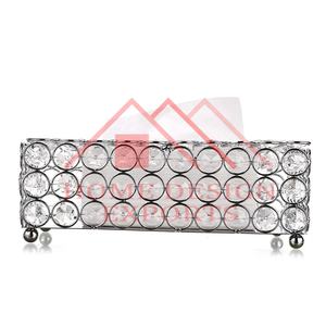 Cubierta Rectangular para Caja de Pañuelos con Cuentas de Cristal para Hoteles y Restaurantes, Último Modelo de Cubierta Rectangular para Caja de Pañuelos de Cristal, Éxito de Ventas - Product Image 2