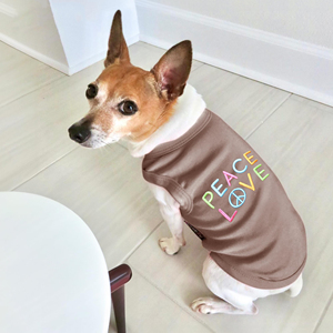 Manufacture Customized Text Pet Clothes Dog <b>T</b> Shirt Cotton Blank Puppy Vest Soft Trendy <b>Cat</b> Apparel Plain Solid Color - Product Image 5