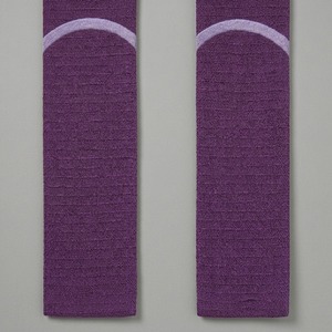 Étole liturgique violette haut de gamme avec croix dorée et broderie couronne d'épines, fait main, pour vêtement liturgique chrétien - Product Image 4
